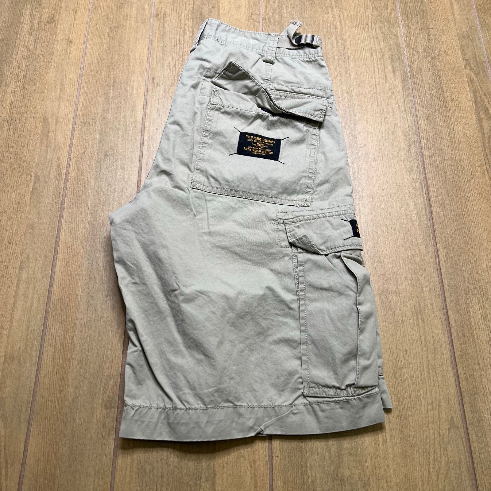 Polo Ralph Lauren Vintage Polo Ralph Lauren Ripstop Cargo Shorts Military 30 Size US 30 / EU 46 - 2 Thumbnail