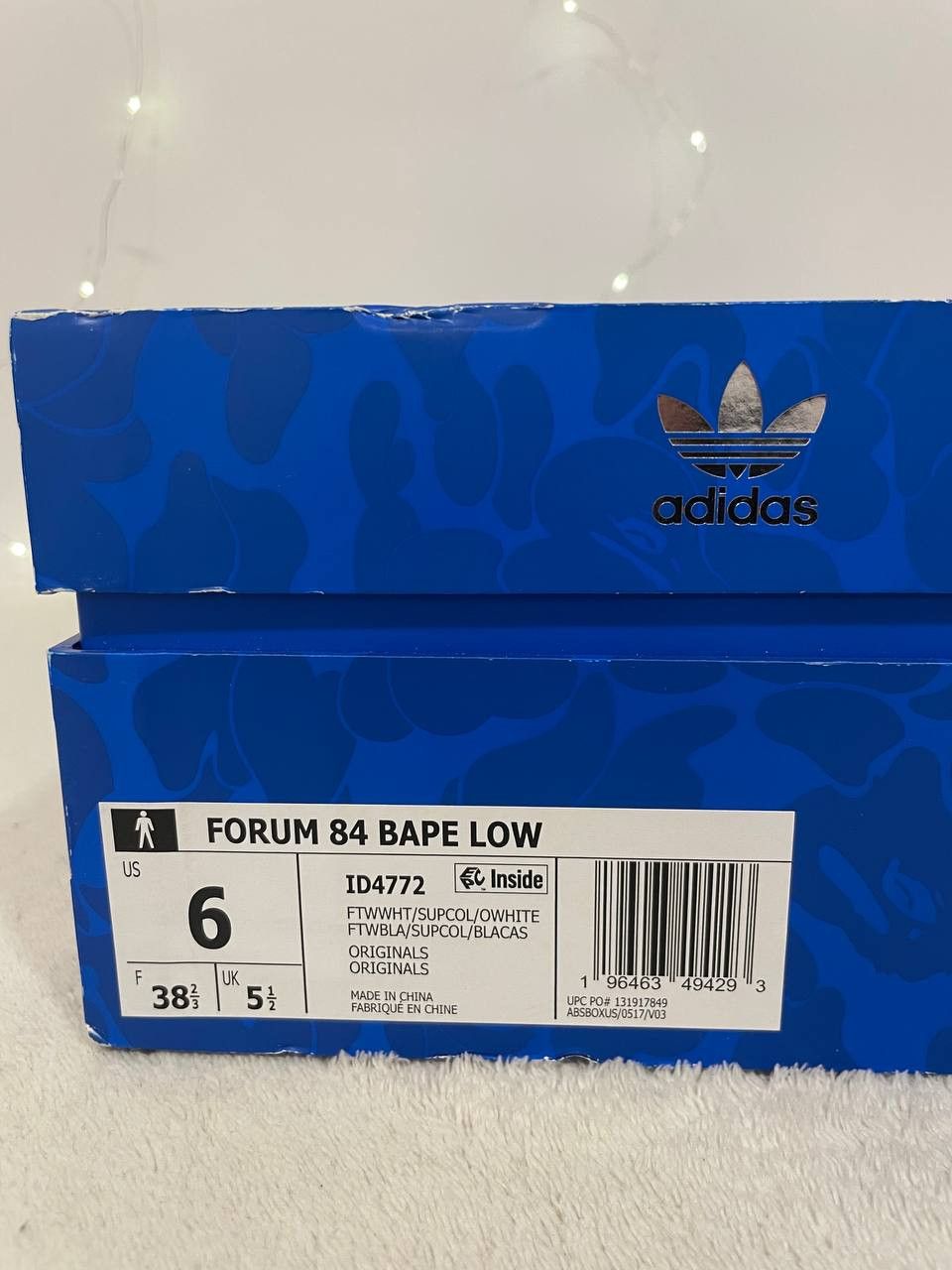Adidas × Bape Adidas forum X Bape Size US 6 / IT 36 - 8 Thumbnail