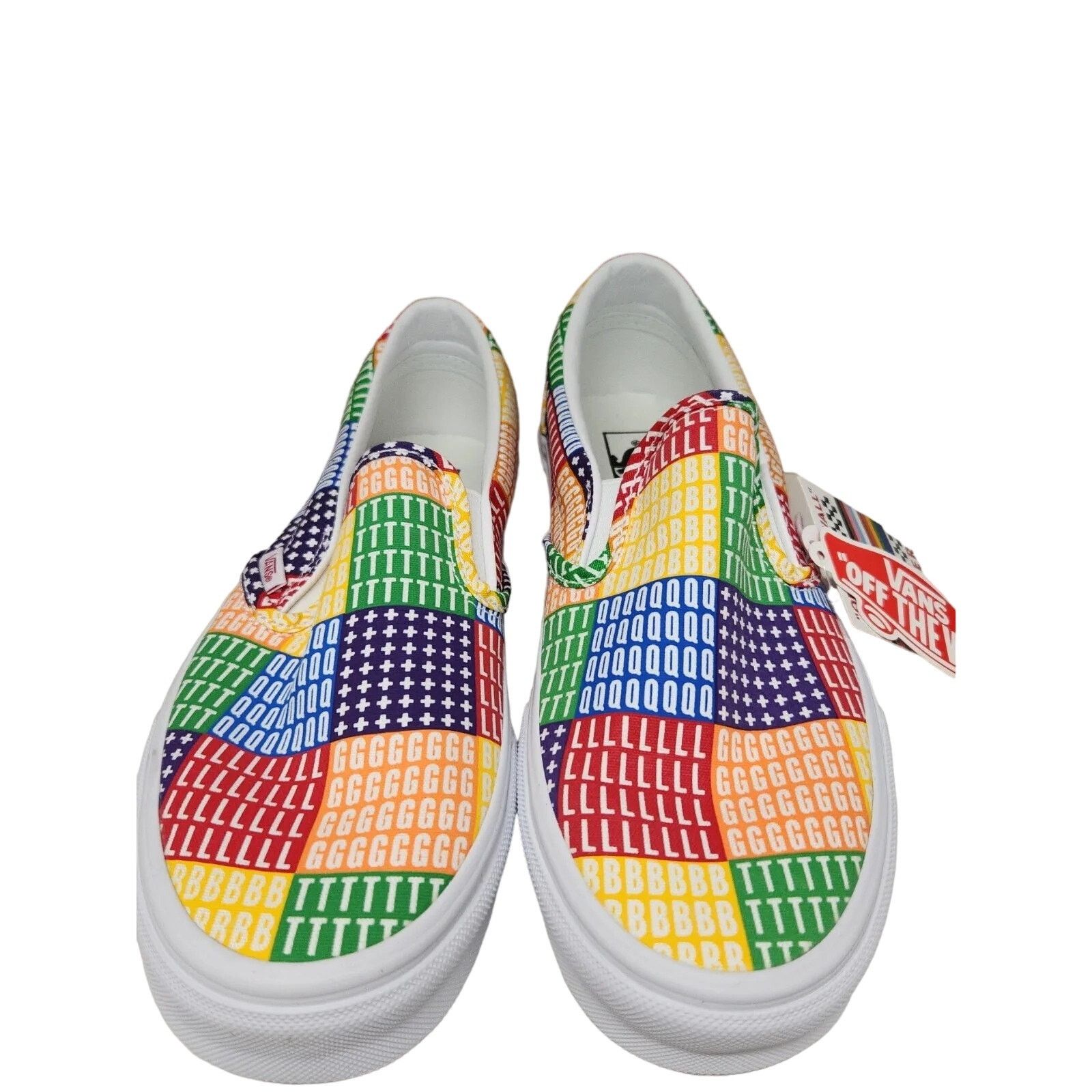 Vans Vans Classic Slip On Pride Multi True White Womens Size 7.5 Size US 7.5 / IT 37.5 - 4 Thumbnail