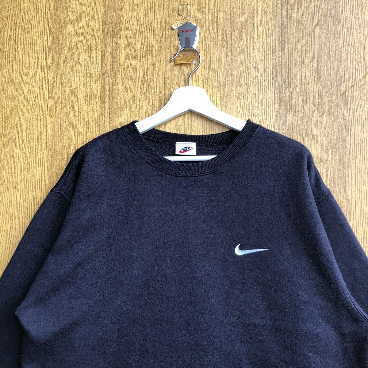 Nike × Vintage Vintage Nike Sportswear Fleece Sweatshirt Size US L / EU 52-54 / 3 - 3 Thumbnail