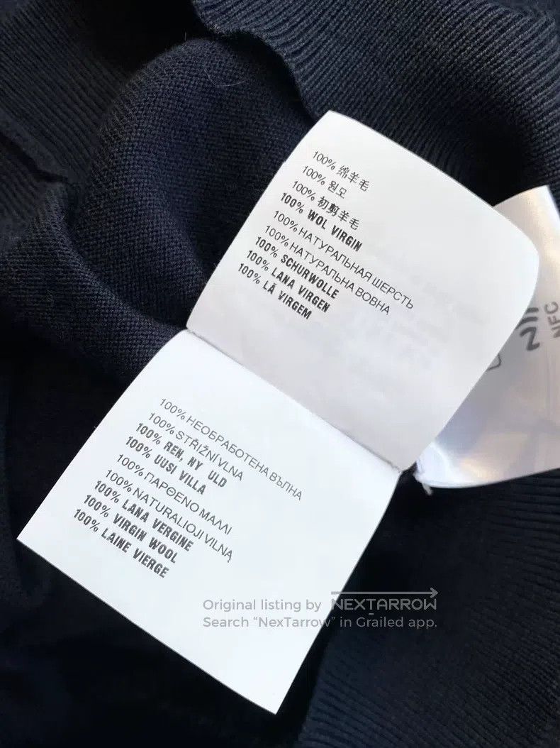 Miu Miu Miu Miu 42 25ss Neck Letter Embroidered Long Sleeve Sweater Size L / US 10 / IT 46 - 7 Thumbnail