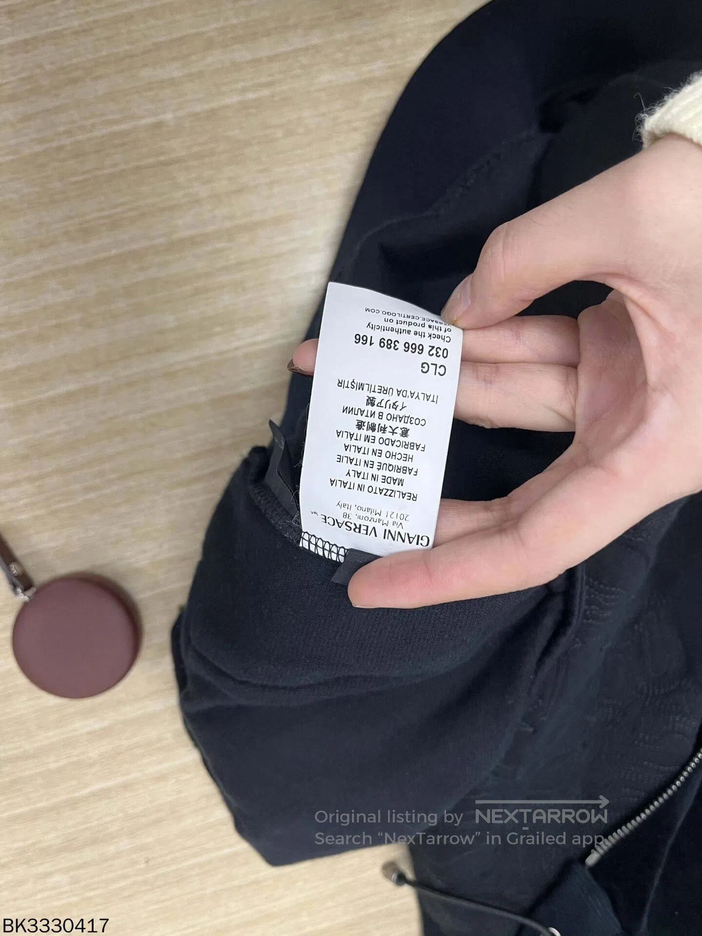 Versace versace corduroy hooded jacket size S. Size US S / EU 44-46 / 1 - 7 Thumbnail