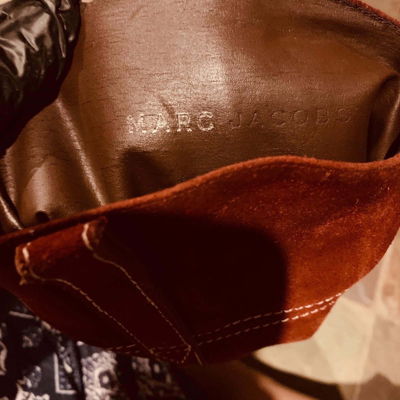 Marc Jacobs Vintage MARC BY MARC JACOBS Knee High BOOTS Brown SUEDE G123 Size US 9 / IT 39 - 7 Thumbnail