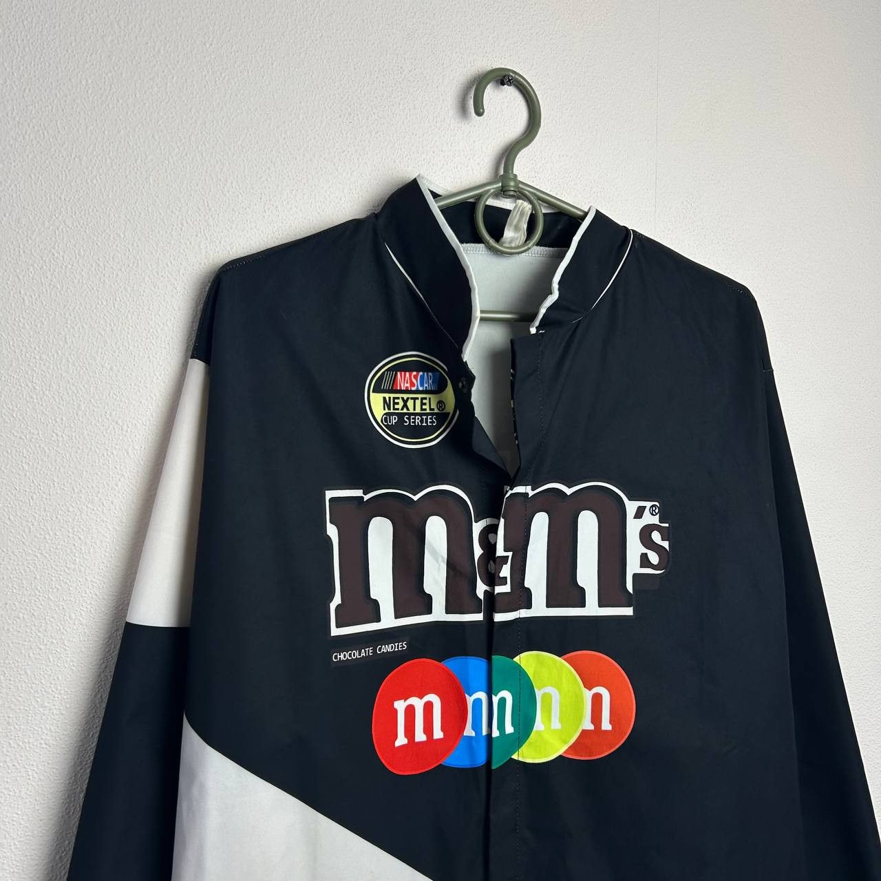 NASCAR Vintage Nascar M&Ms big logo racing nylon jacket Size US L / EU 52-54 / 3 - 2 Thumbnail