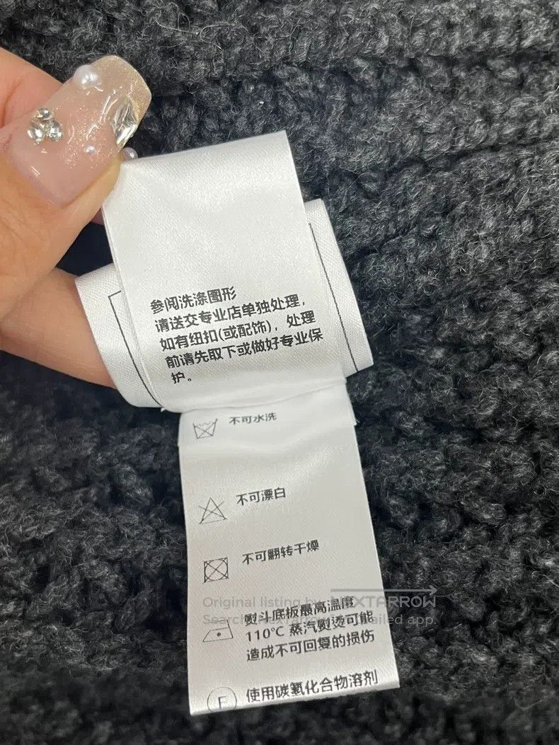Chanel Chanel 22A colour-blocked tweed knitted cardigan coat Size XS / US 0-2 / IT 36-38 - 7 Thumbnail