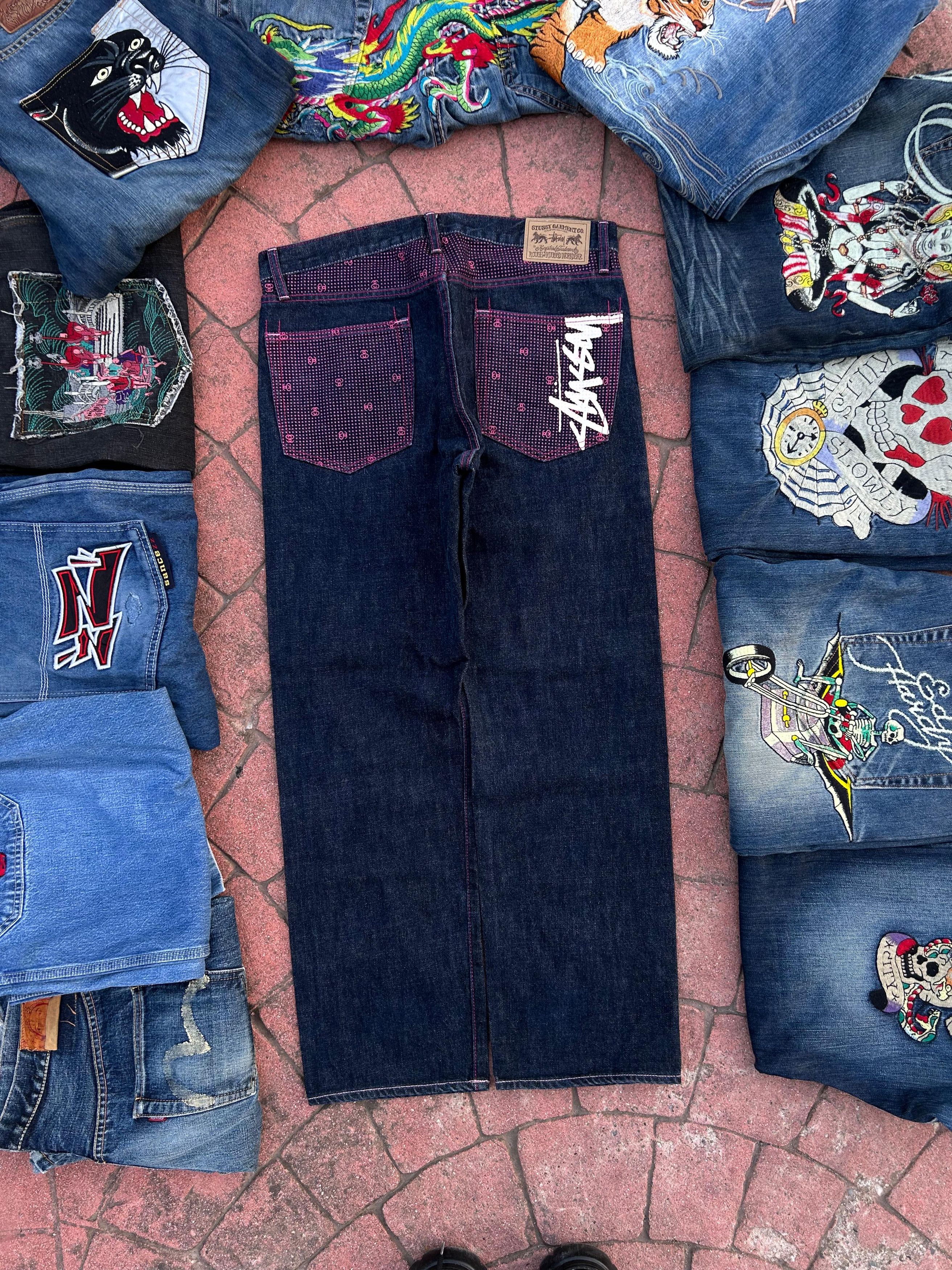 Stussy Stussy Spellout Jeans Size US 32 / EU 48 - 1 Thumbnail