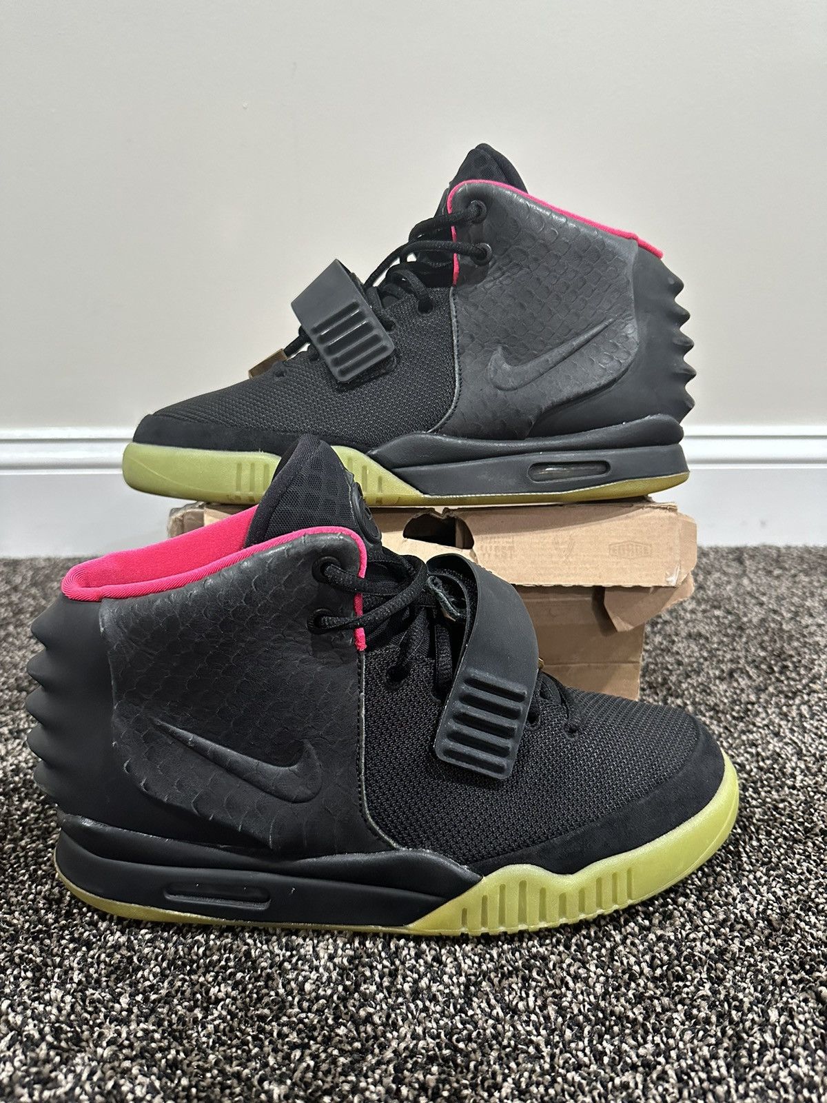 Kanye West × Nike Nike Air Yeezy 2 Kanye West Solar Red Sneakers 2012 Size US 11 / EU 44 - 13 Thumbnail