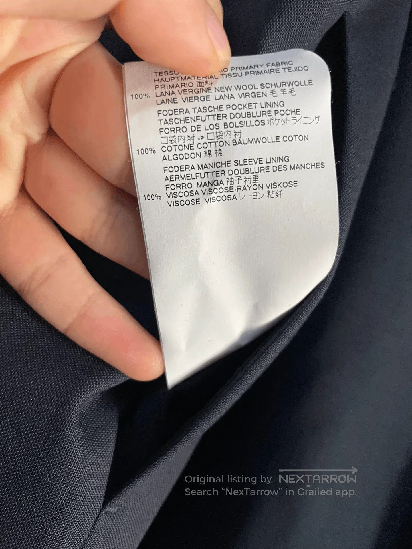 Maison Margiela Maison Margiela Navy Wool Sleeveless Jacket. Size US S / EU 44-46 / 1 - 5 Thumbnail