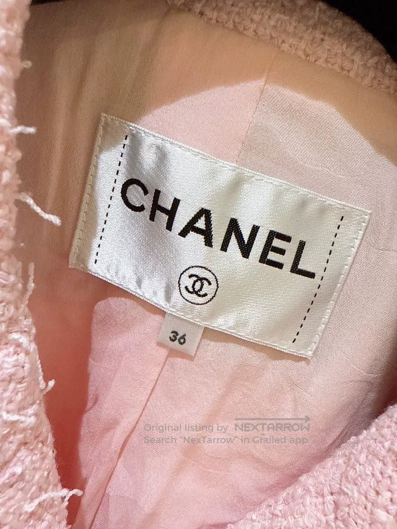 Chanel Chanel 21S Spring and Summer Cherry Blossom Pink Tweed Sil Size XS / US 0-2 / IT 36-38 - 7 Thumbnail