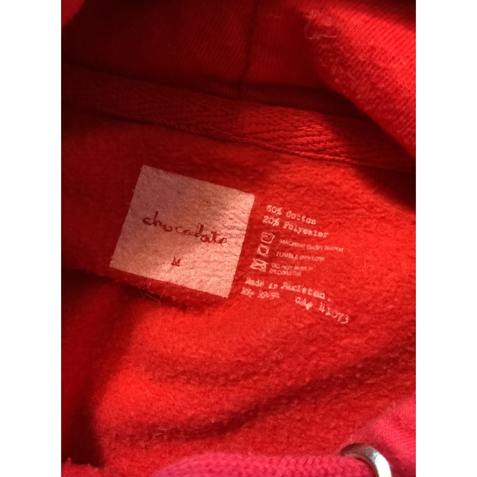 CHOCOOLATE VINTAGE Chocolate Skateboards X Stevie Perez Firme Ritual Skate Red Pullover Hoodie M Men Sz.M Red Pullover Hoodie Skateboarding Mens Size US M / EU 48-50 / 2 - 6 Thumbnail