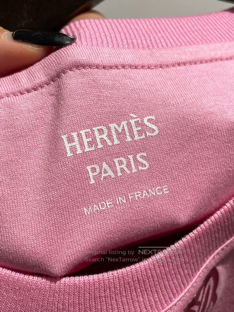 Hermes Hermes Pink Short Sleeve Size XS / US 0-2 / IT 36-38 - 4 Thumbnail