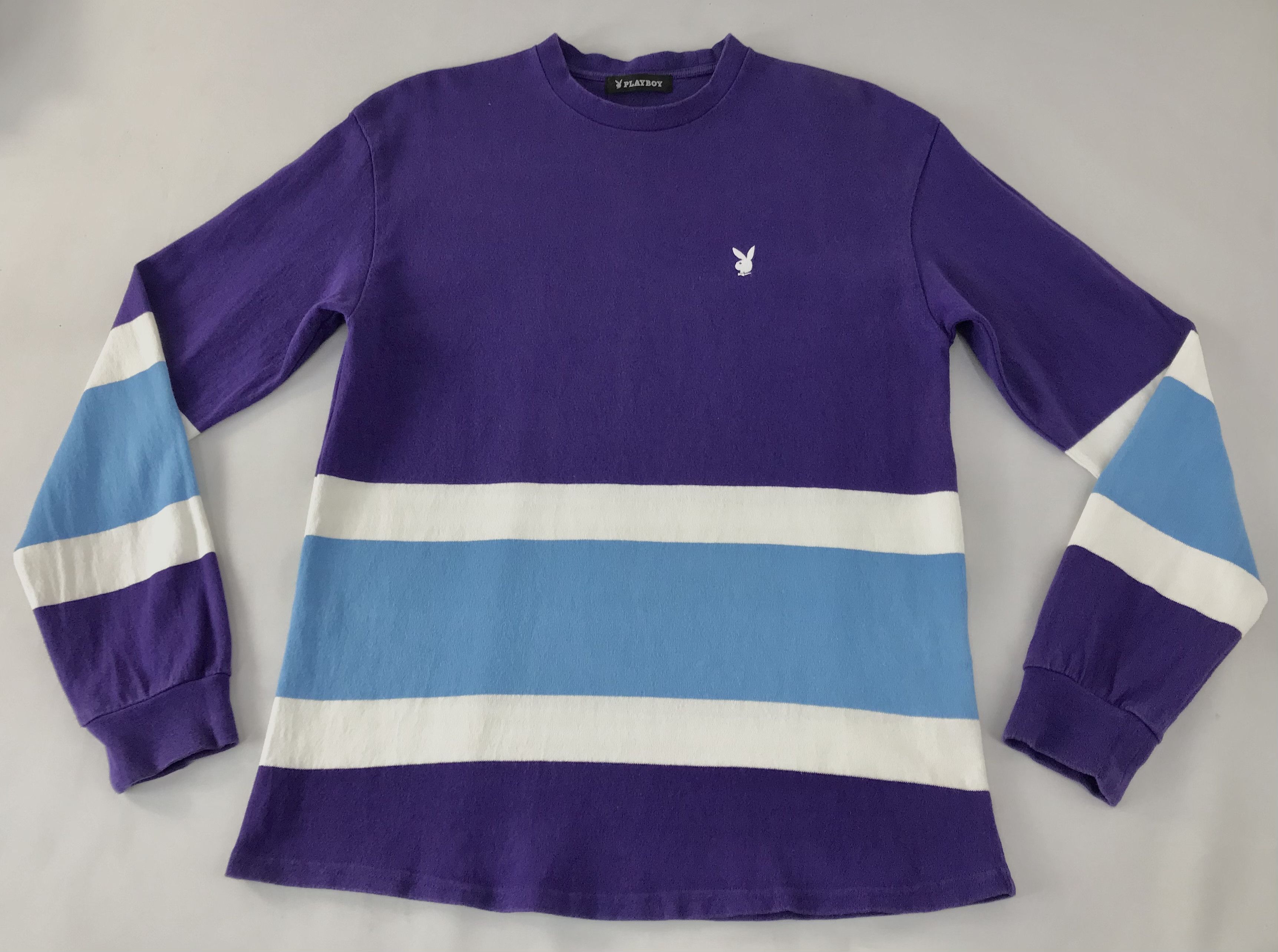 Playboy Playboy Design Striped Long Sleeve Shirt Size US M / EU 48-50 / 2 - 1 Thumbnail
