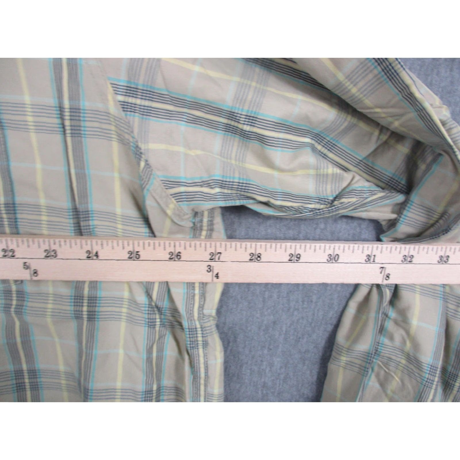 Patagonia Patagonia Shirt Mens 2XL Beige Plaid Tencel Long Sleeve Button Front STY54275 Size US XXL / EU 58 / 5 - 6 Thumbnail