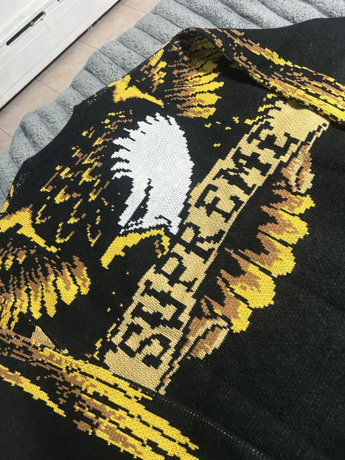 Antihero × Supreme Supreme x antihero logo knit acrylic sweater Size US XL / EU 56 / 4 - 3 Thumbnail