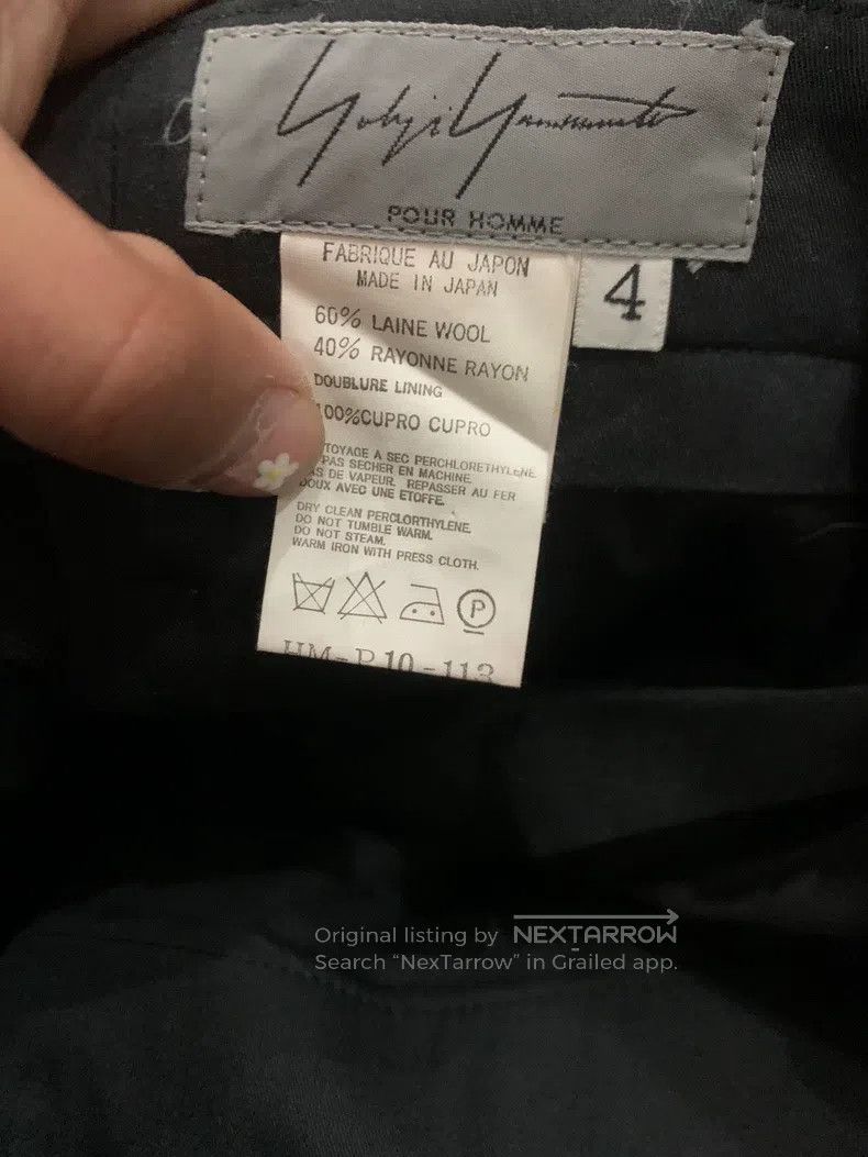 Yohji Yamamoto Yohji Yamamoto size 4 2002aw Leather Button Trousers Size US 28 / EU 44 - 4 Thumbnail