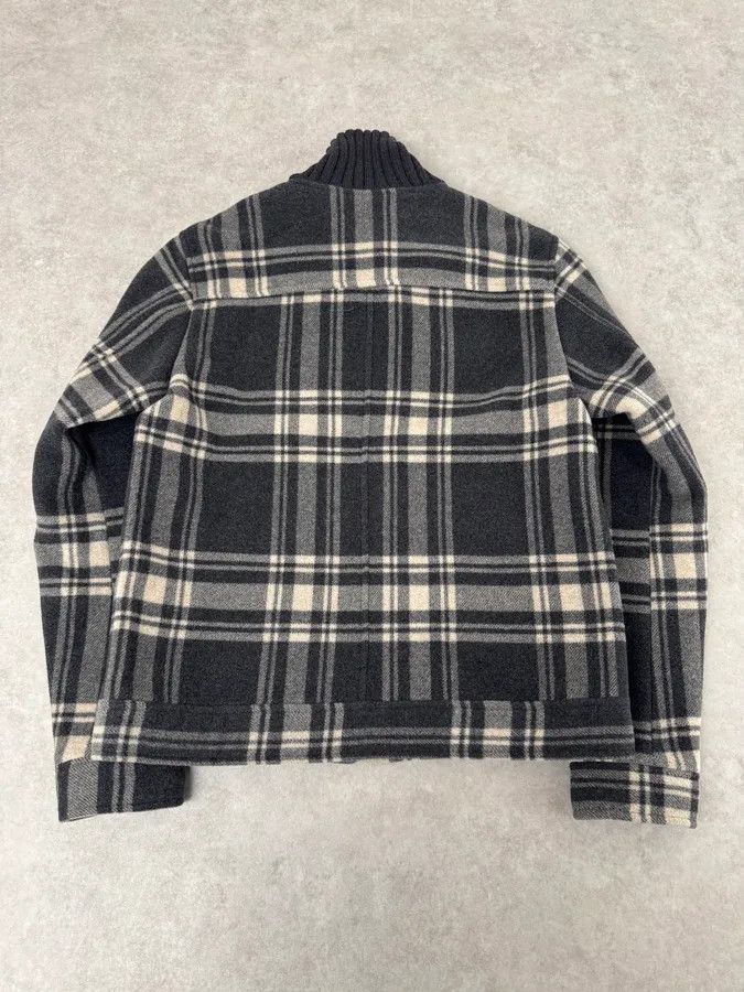 Dolce & Gabbana 2000s Dolce & Gabbana Grey Checkered Wool Jacket Size US M / EU 48-50 / 2 - 5 Thumbnail