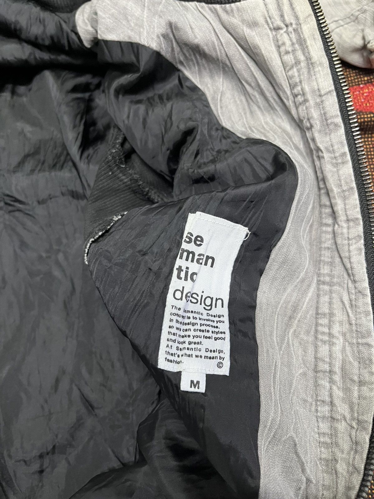 Japanese Brand 💀Y2k Semantic Design faded Jacket 💀 Size US S / EU 44-46 / 1 - 8 Thumbnail