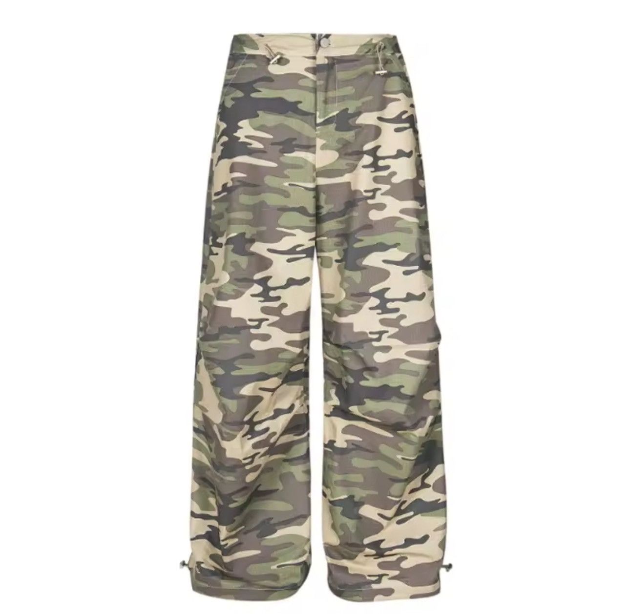Other Khaki Military Cargo Army Loose Straight Pants Size US 34 / EU 50 - 6 Thumbnail