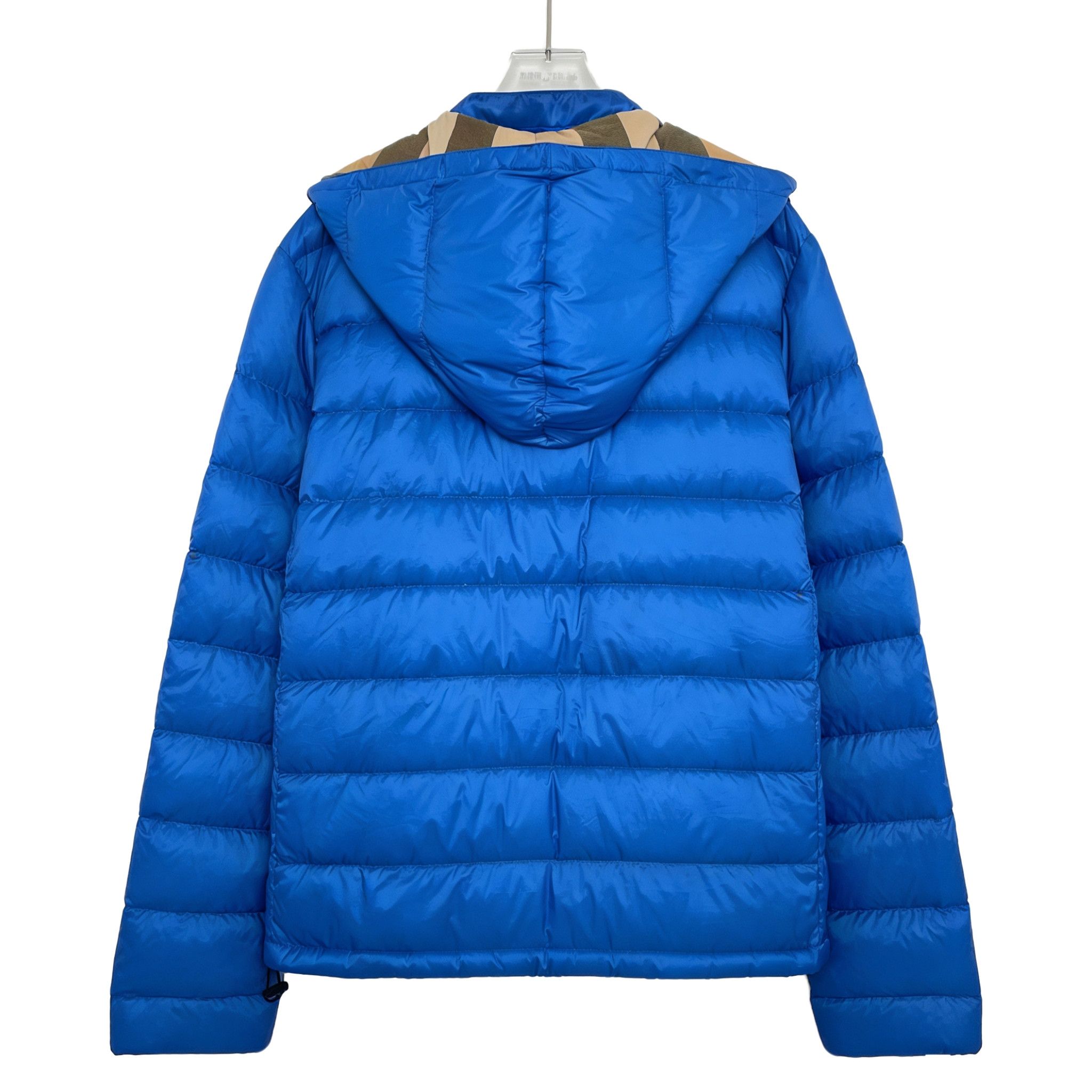Burberry Burberry Hooded Down Jacket Blue (XL) Size US XL / EU 56 / 4 - 2 Thumbnail