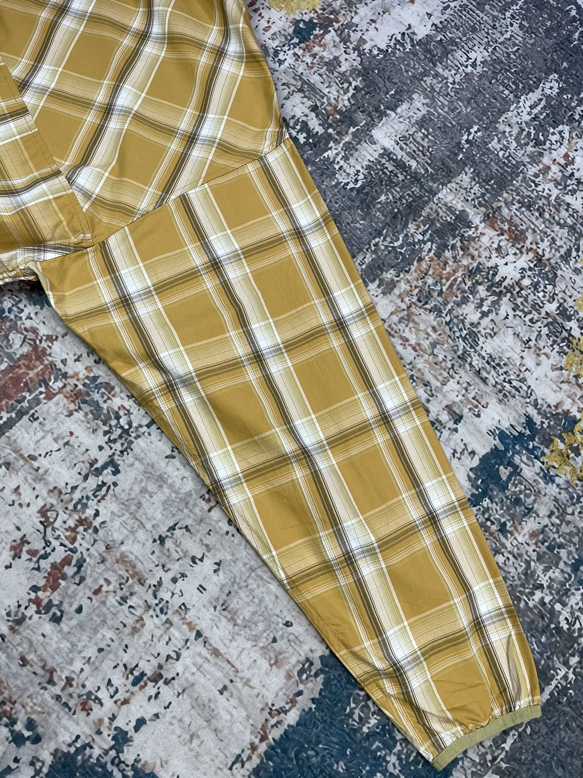 Towncraft Town Craft Snap Button Yellow Lemon Check Pullover Shirt Size US L / EU 52-54 / 3 - 6 Thumbnail