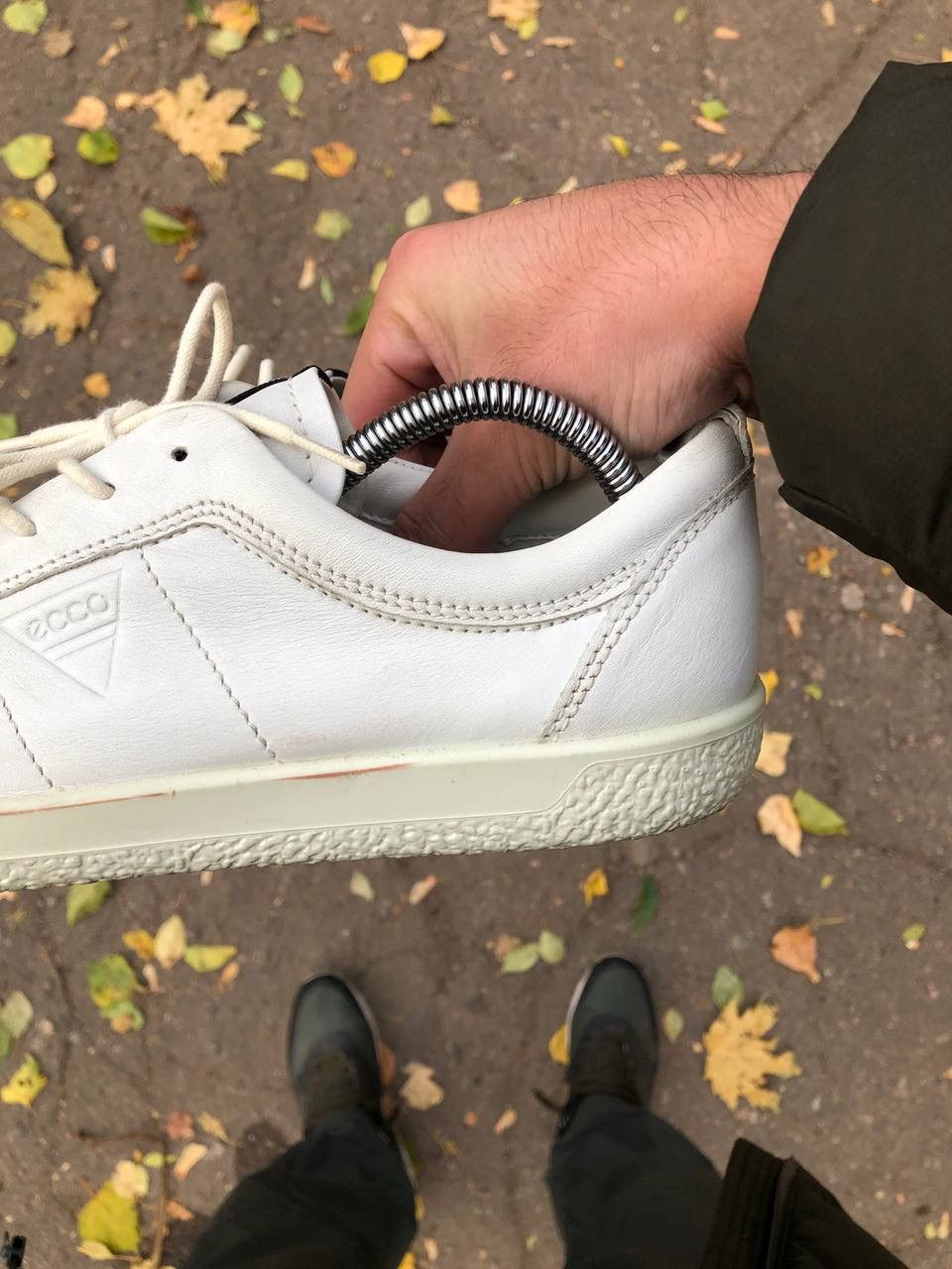 Ecco VERY RARE ECCO DANISH DESIGN LEATHER SNEAKERS DESIGNER DELUX Size US 8 / EU 41 - 2 Thumbnail