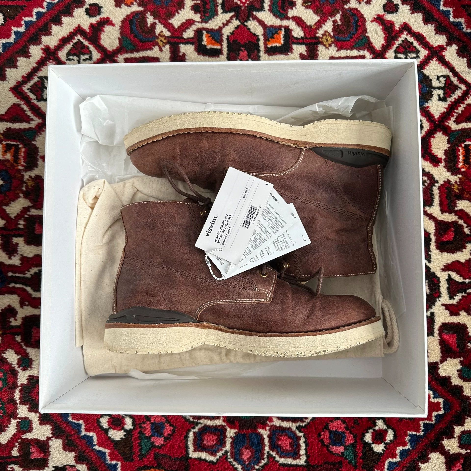 Visvim visvim 22aw virgil boots folk 8.5 rare kangaroo 9.5-9.8/10 Size US 9.5 / EU 42-43 - 9 Thumbnail