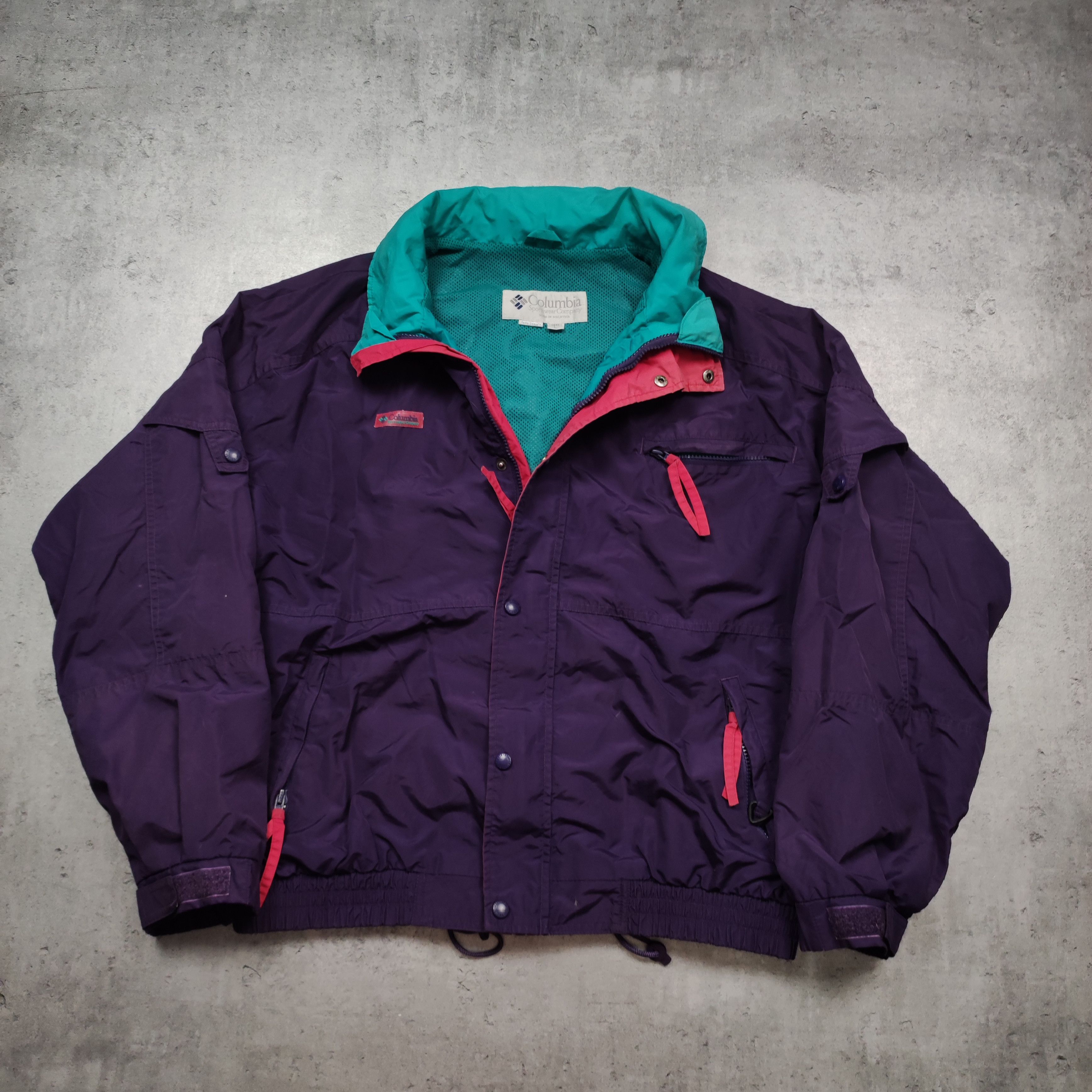 Columbia Vintage 80s OG Columbia GorpCore Archive Light Jacket Size US L / EU 52-54 / 3 - 2 Thumbnail