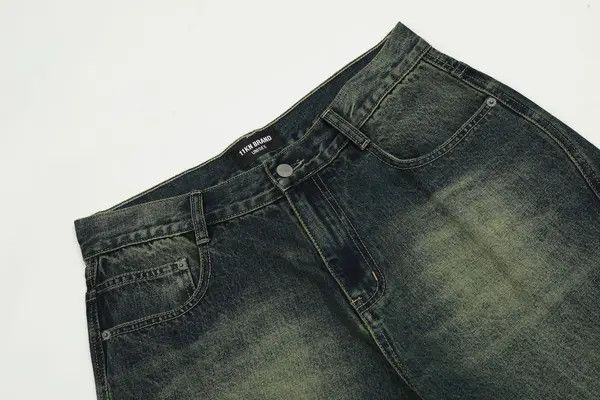 VIBE American vintage washed distressed cargo jeans Size US 32 / EU 48 - 8 Thumbnail
