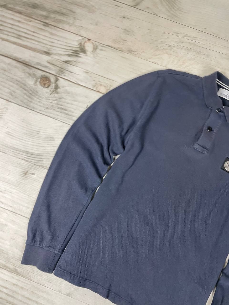 Massimo Osti Stone Island Polo Long Sleeve Shirt Patch Program Size US M / EU 48-50 / 2 - 6 Thumbnail