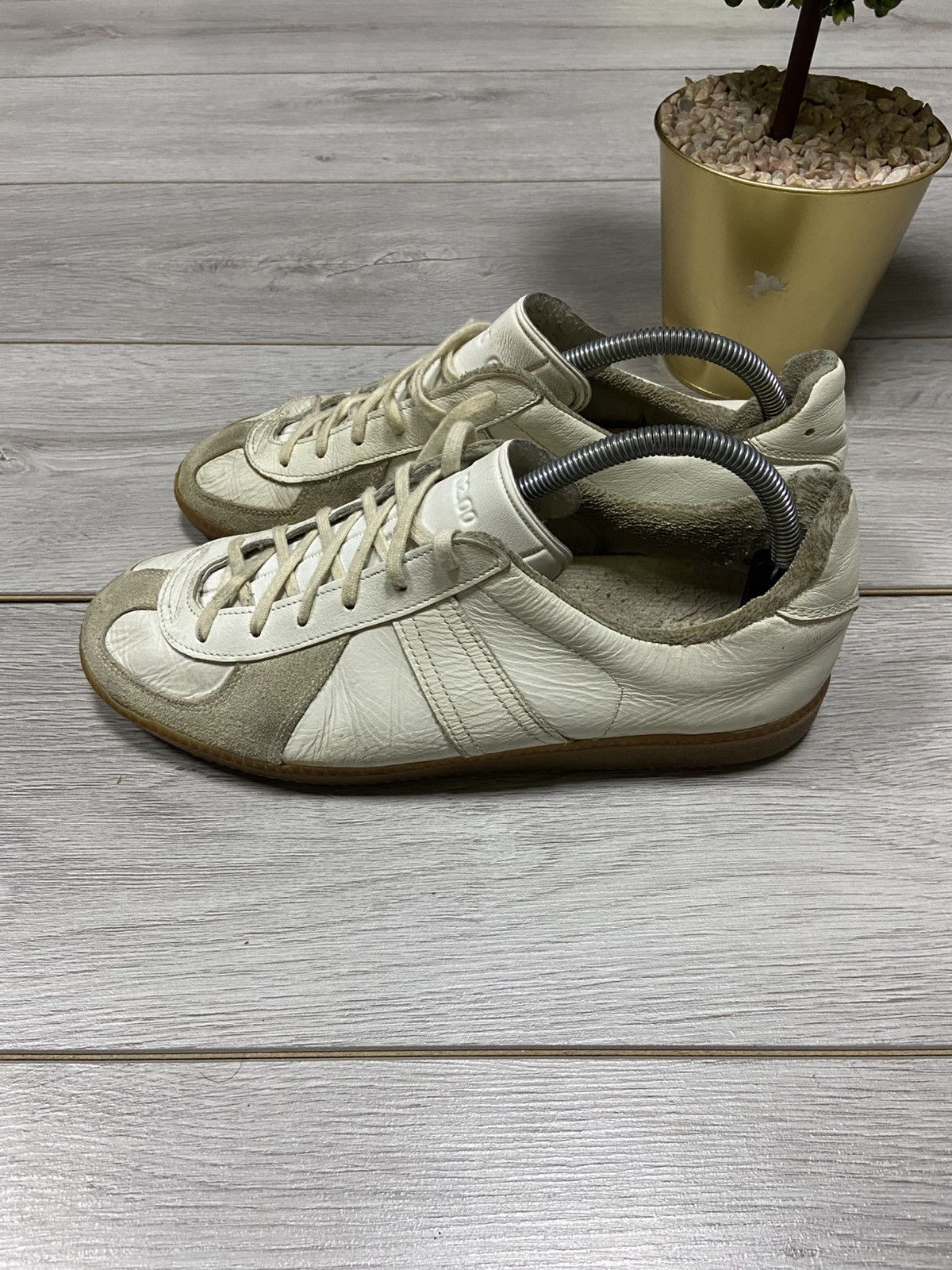 Vintage BW-sport 265 Maison Margiela style vintage leather trainers Size US 8 / EU 41 - 5 Thumbnail