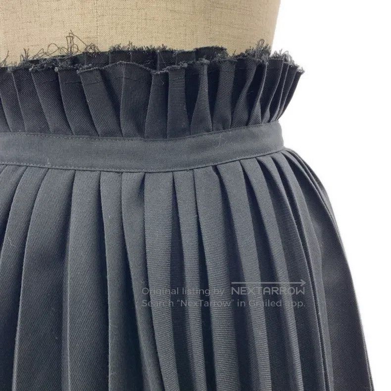 Comme des Garcons Comme Des Garcons size F Dark vintage pleated skirt Size 25" / US 0 / IT 36 - 4 Thumbnail