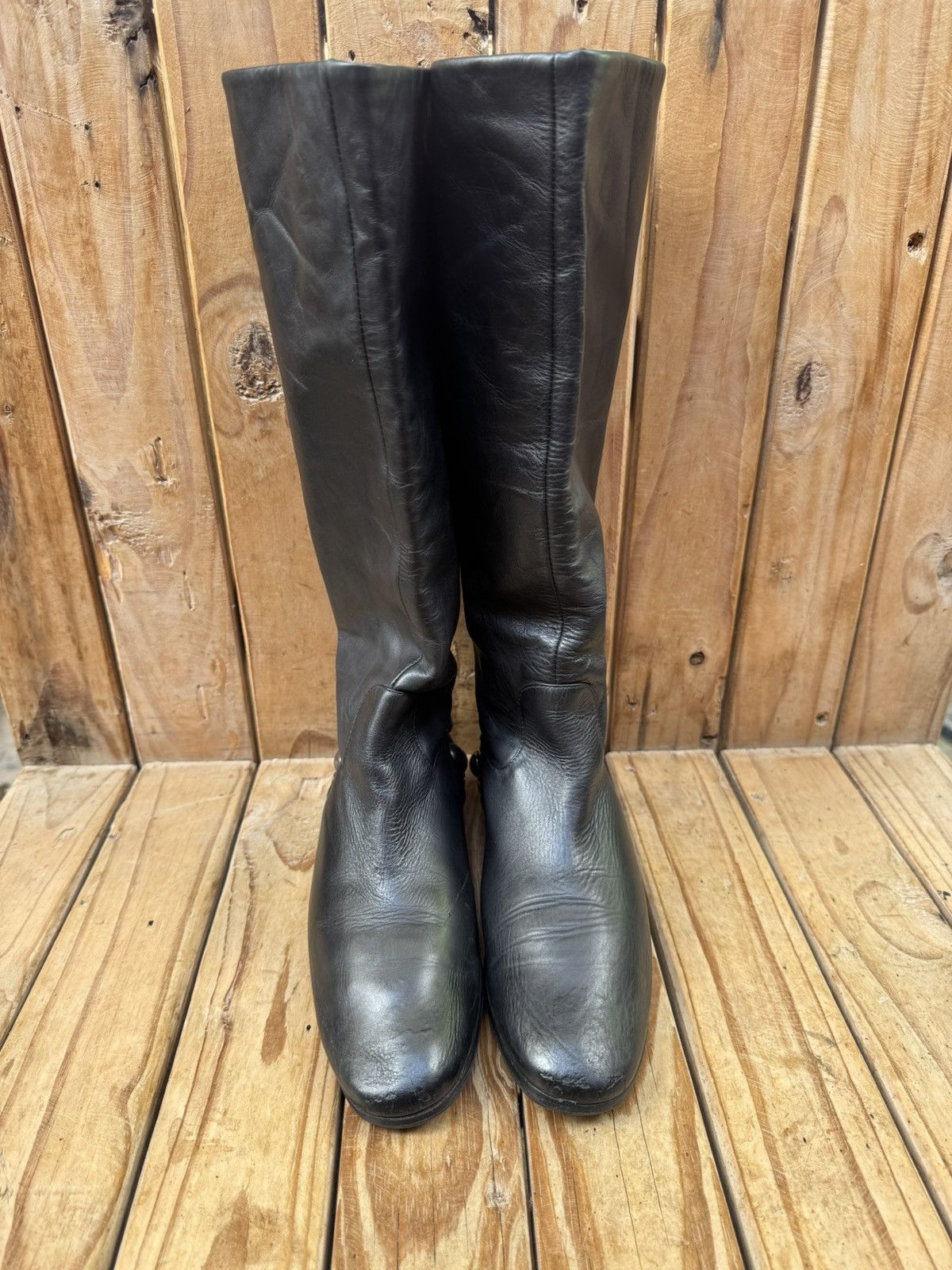 Gucci Gucci black women’s leather boots sz EUR 35.5 USA 5.5 Size US 5.5 / IT 35.5 - 2 Thumbnail