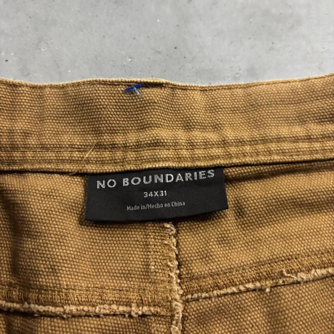 Vintage Crazy Vintage Y2K/2000s Baggy Tan Streetwear Skater Carpenter Wide Leg Pants! 34x30 Size US 34 / EU 50 - 8 Thumbnail