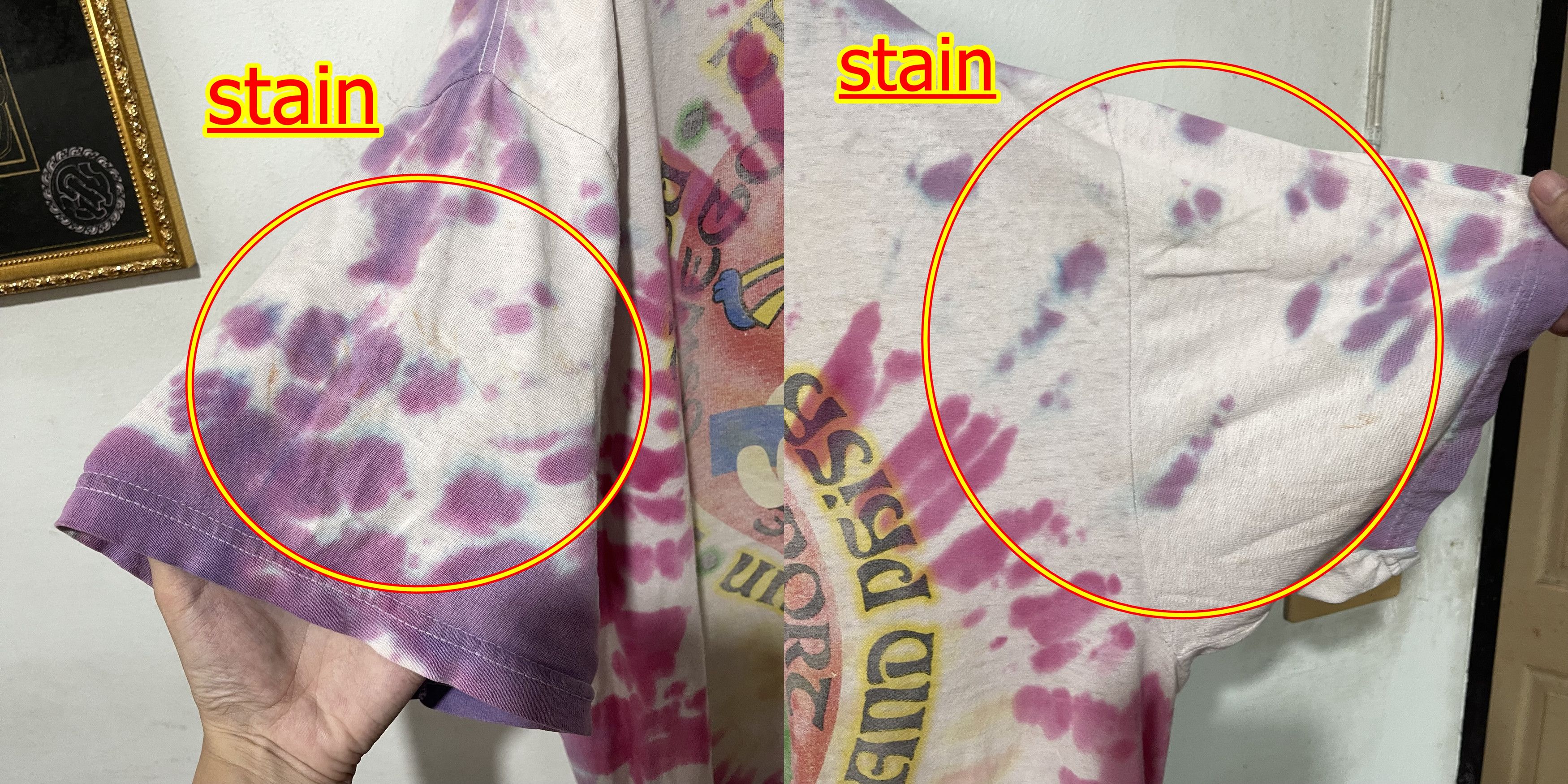 Band Tees Vintage 90s Phish Tour Tie Dye Shirt Size US XL / EU 56 / 4 - 8 Thumbnail