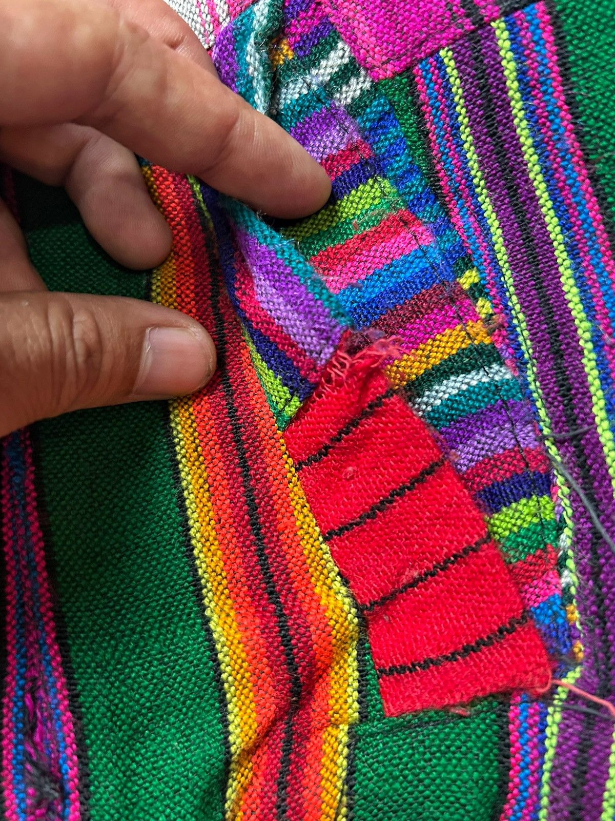 Vintage Vintage Guatemala Patchwork Ethnic Hippie Boho Bomber Jacket Size US XL / EU 56 / 4 - 8 Thumbnail