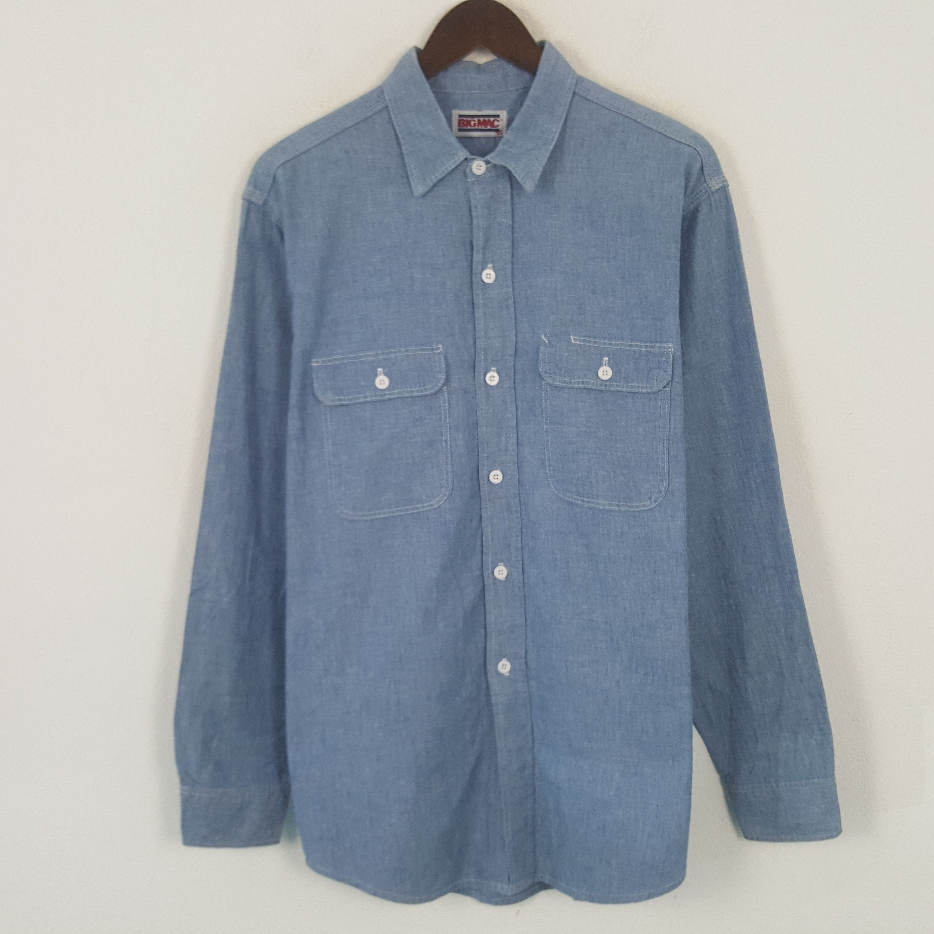 Big Mac Vintage Big Mac Denim Button Up Shirt Size US XL / EU 56 / 4 - 1 Thumbnail