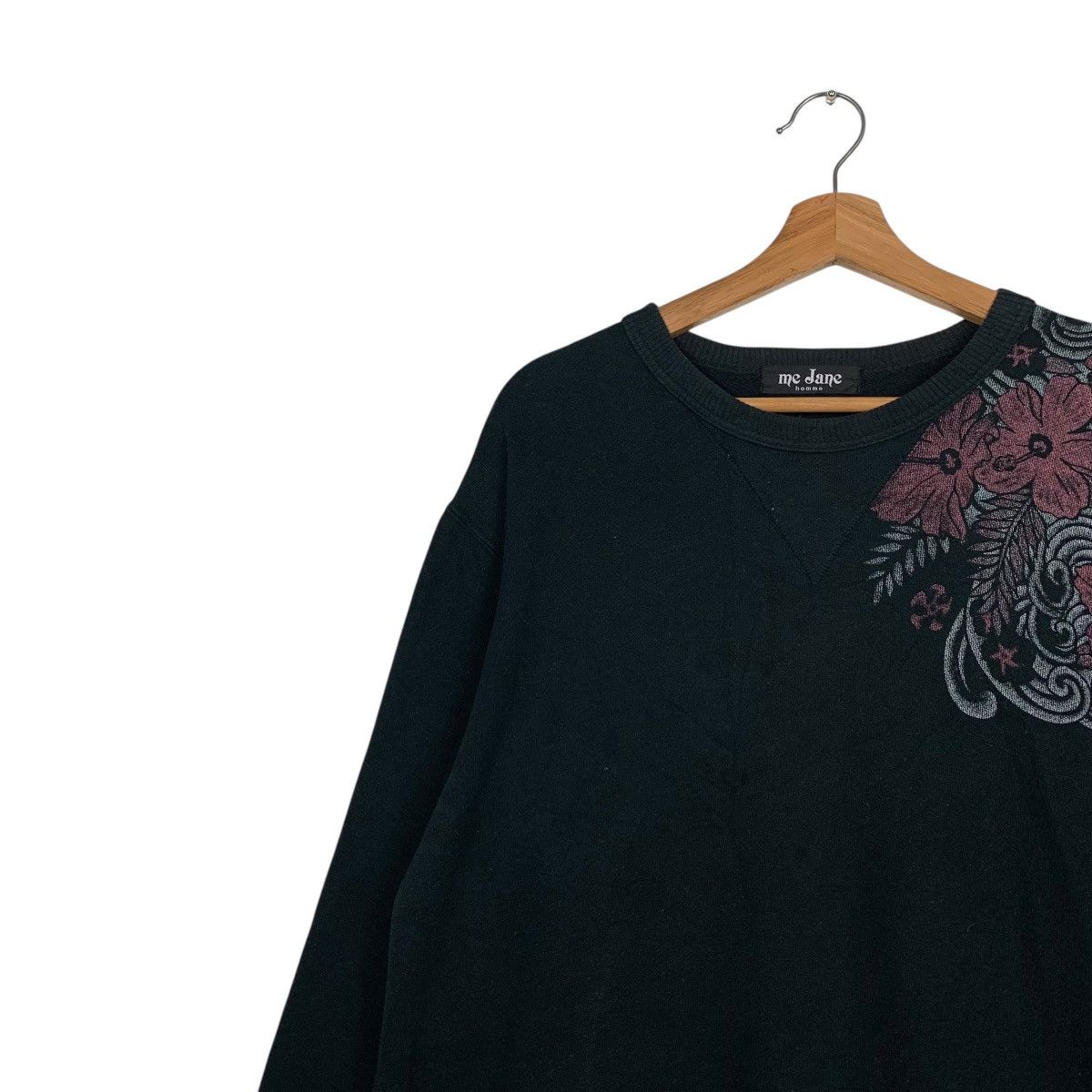 Japanese Brand ME JANE HOMME Big Logo Crewneck Sweatshirt #1710-C76 Size US M / EU 48-50 / 2 - 8 Thumbnail