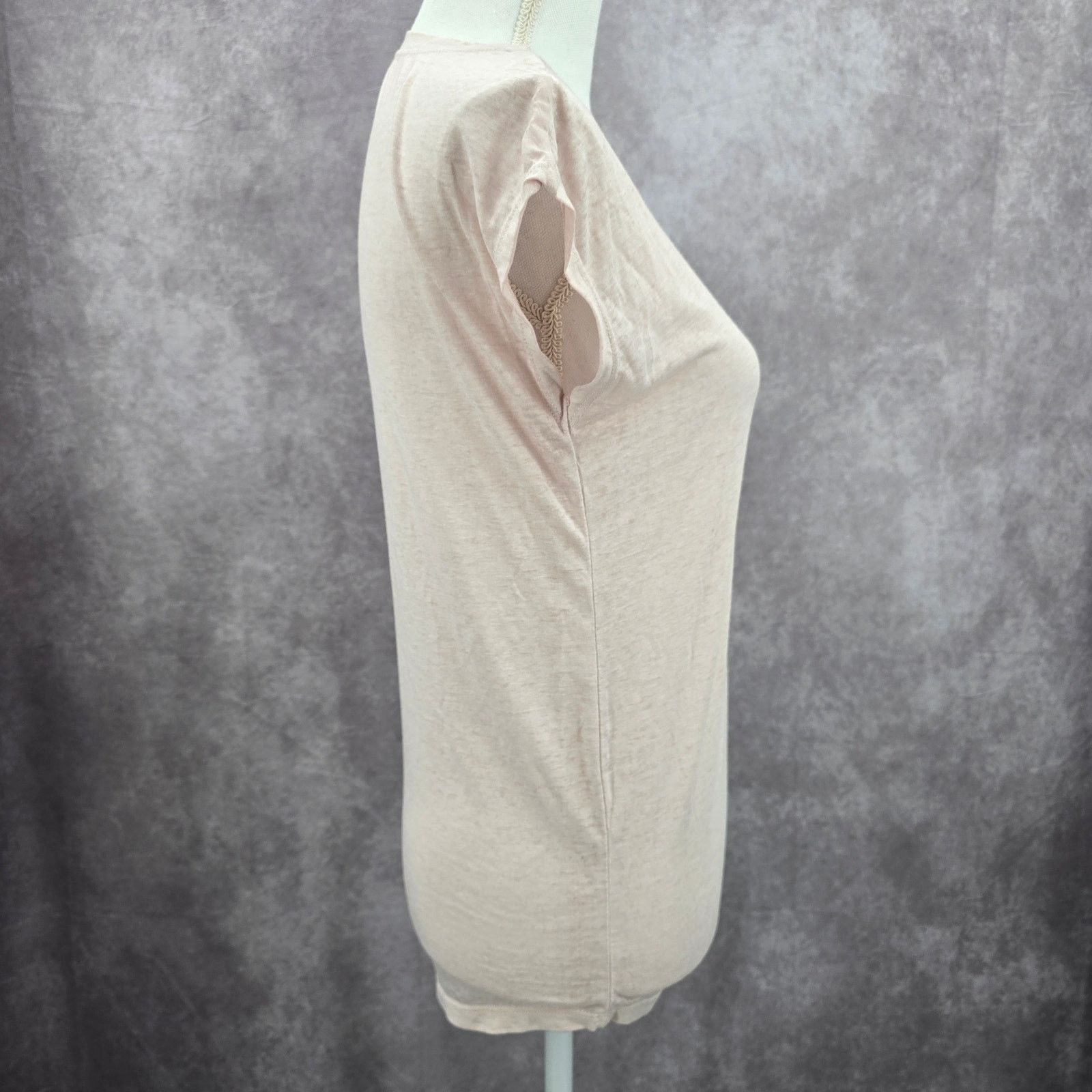 Other Gaiam Pink Short Sleeve Side Tie Streetwear Top Extra Small Size XS / US 0-2 / IT 36-38 - 3 Thumbnail