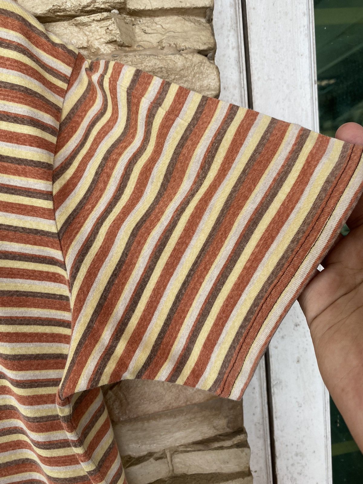Vintage Vintage Hai Sporting Gear Issey Miyake Stripe Tees Size US L / EU 52-54 / 3 - 3 Thumbnail