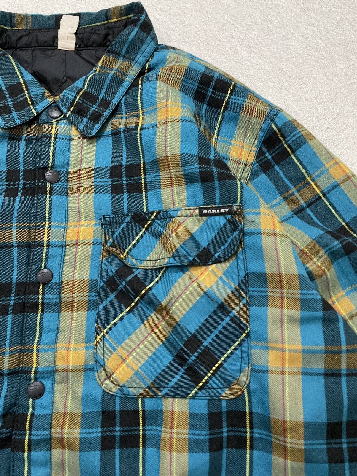 Oakley 2000s Oakley Archive Plaid Flannel Y2K Ifsix LGB Japan y’s Size US XXL / EU 58 / 5 - 3 Thumbnail