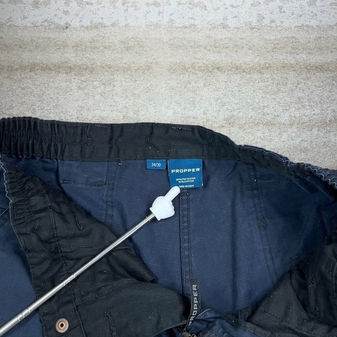 Propper Vintage 90s Propper Tactical Pants 34x30 Baggy Navy Blue Size US 34 / EU 50 - 4 Thumbnail
