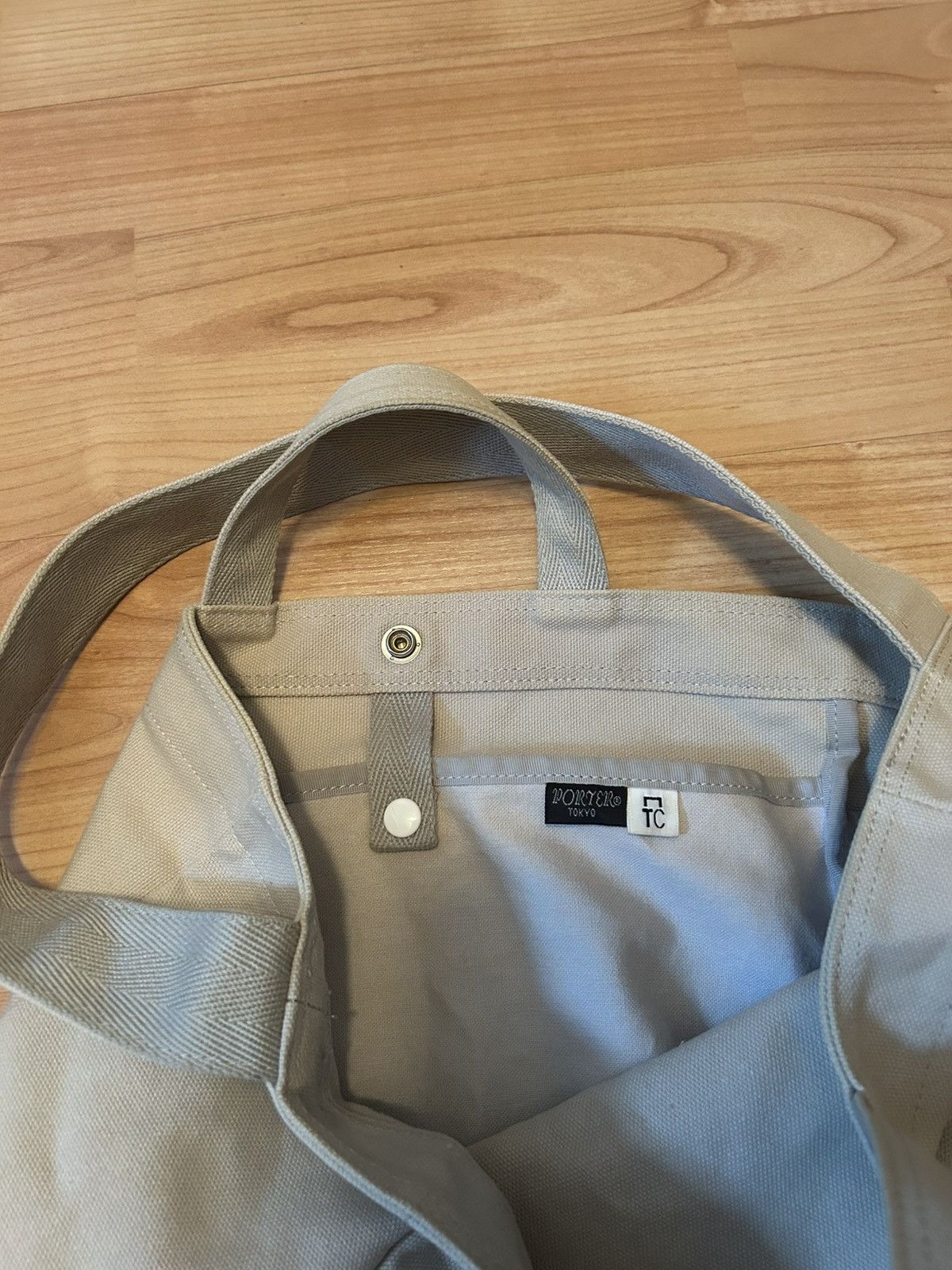 Porter Porter canva tote bag Size ONE SIZE - 2 Thumbnail