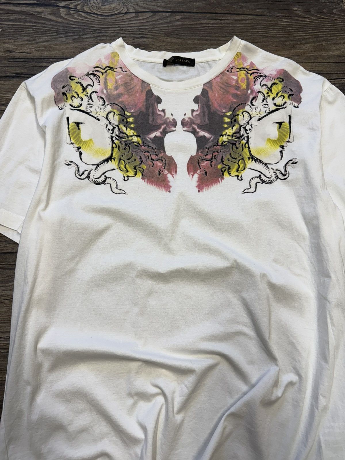 Versace Versace Paint Splattered Graphic Tee Size US XXL / EU 58 / 5 - 3 Thumbnail