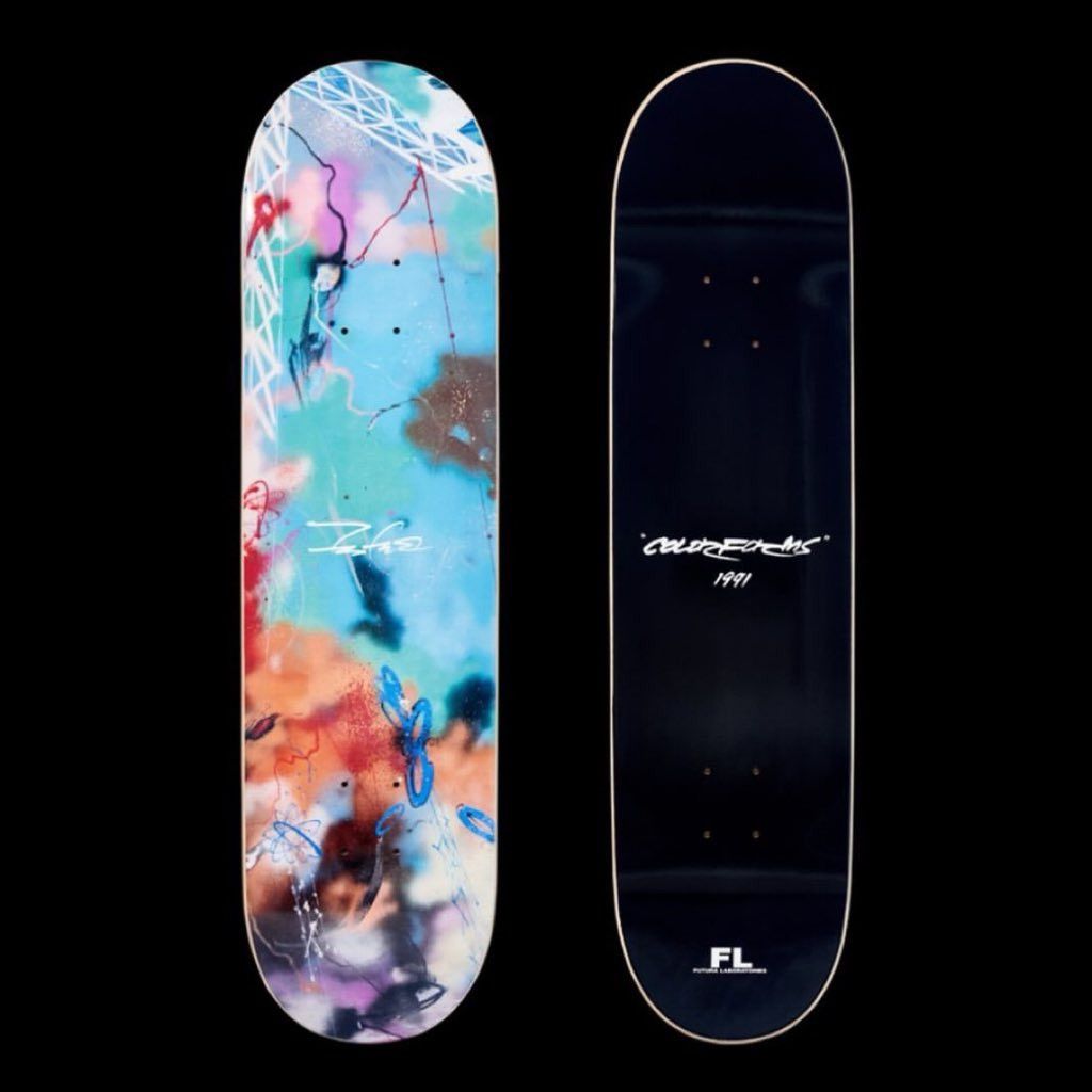 Futura FUTURA "COLORFORMS" 1991 SKATEBOARD Size 40 - 2 Thumbnail
