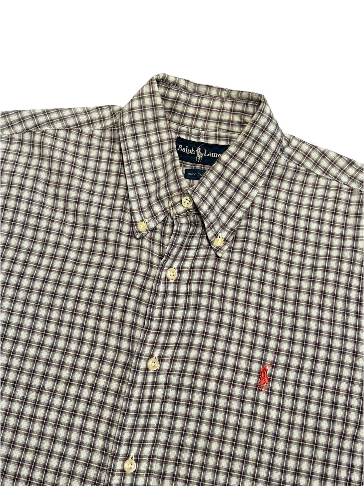 Polo Ralph Lauren 80s polo ralph lauren s/s button up Size US XL / EU 56 / 4 - 2 Thumbnail