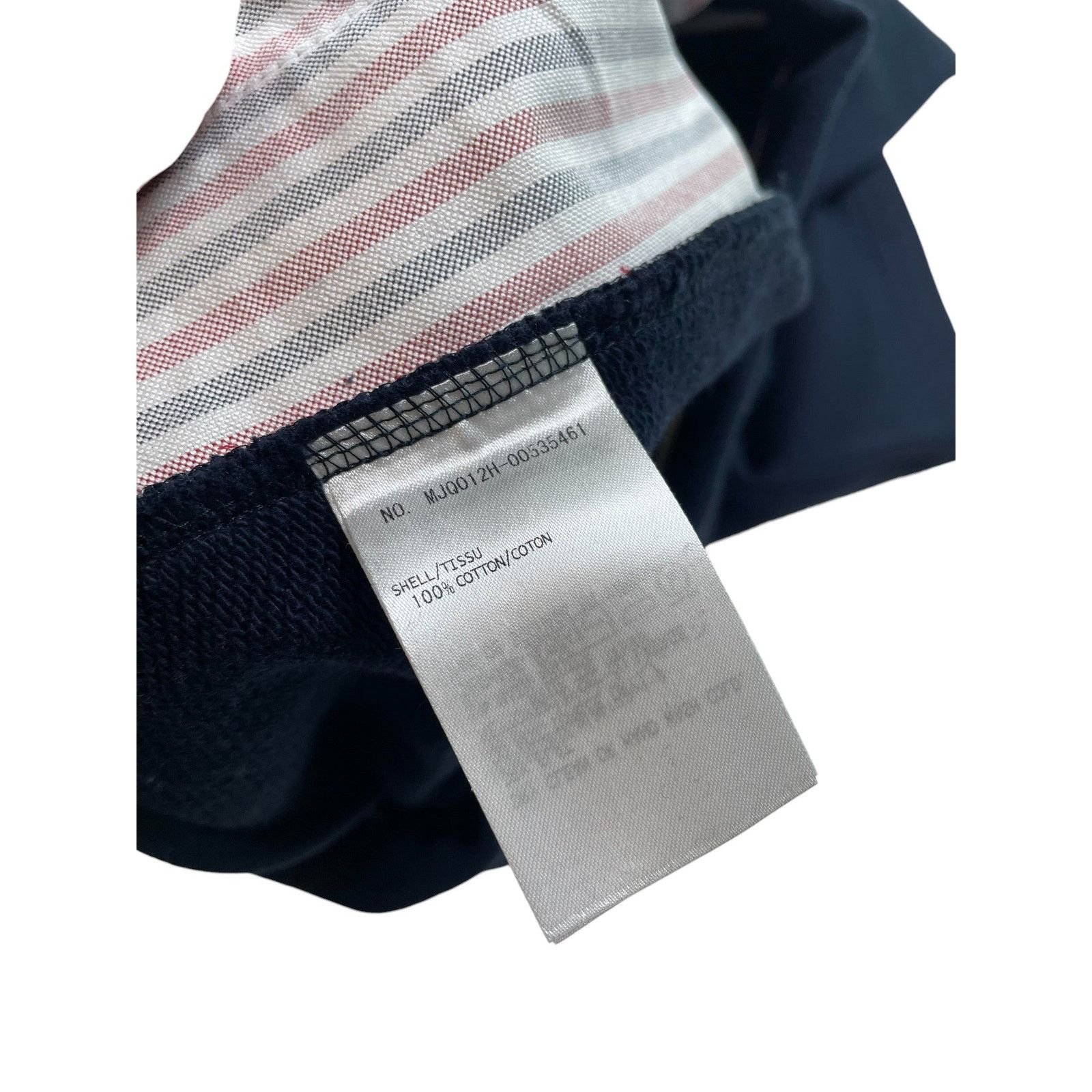 Thom Browne Thom Browne Navy & White Stripe Sweat Shorts Size US 32 / EU 48 - 4 Thumbnail