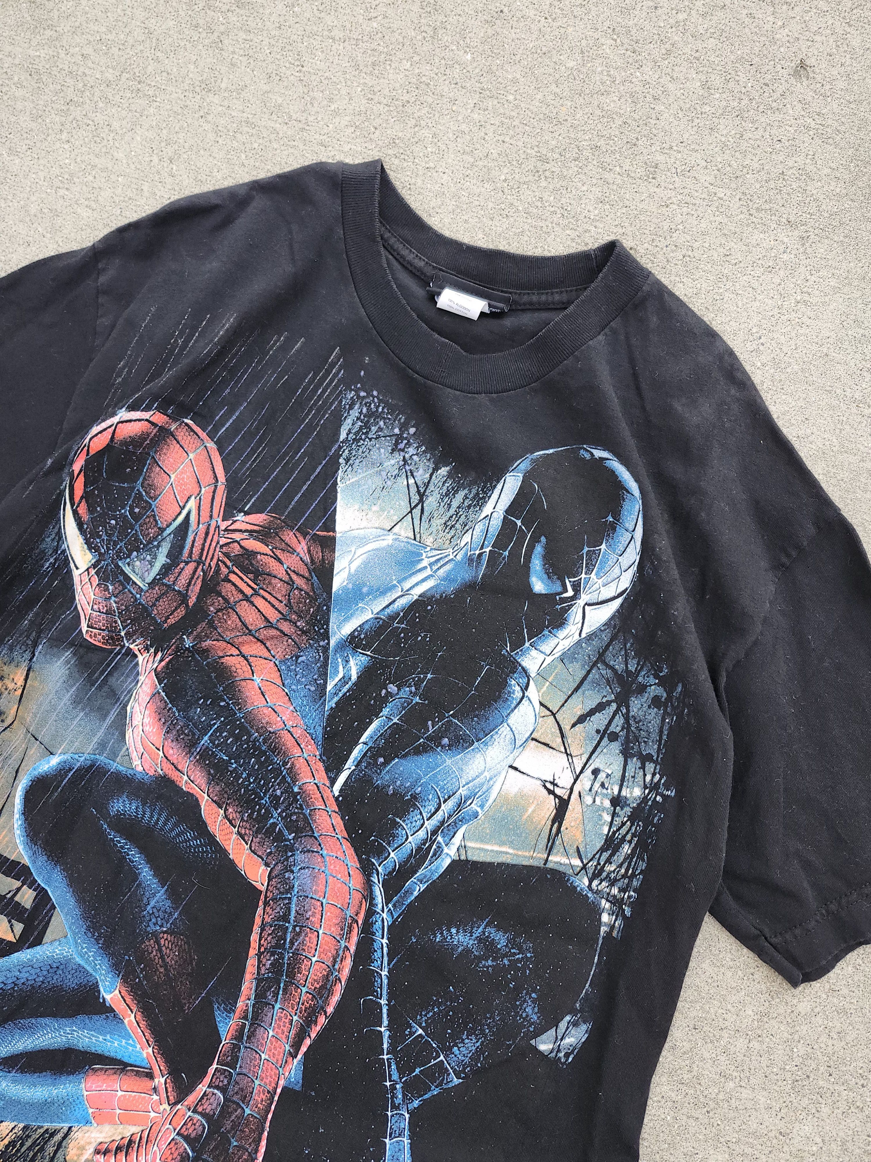 Marvel Comics Y2k 2007 Vintage Spiderman 3 black graphic tee. Size US L / EU 52-54 / 3 - 2 Thumbnail
