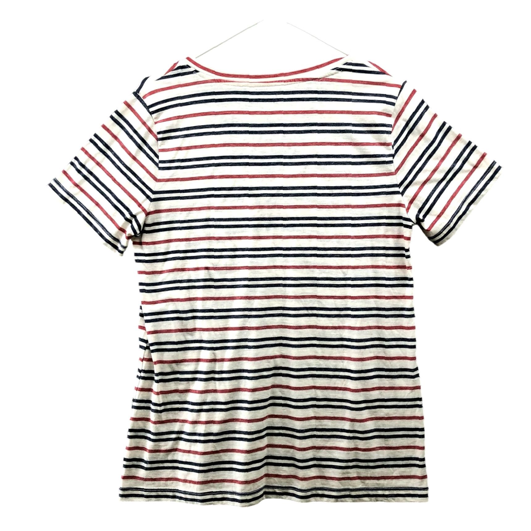 Lucky Brand Lucky brand V-neck T Shirt M Short Sleeve Patriotic Stripe Thin Womens Size M / US 6-8 / IT 42-44 - 2 Thumbnail