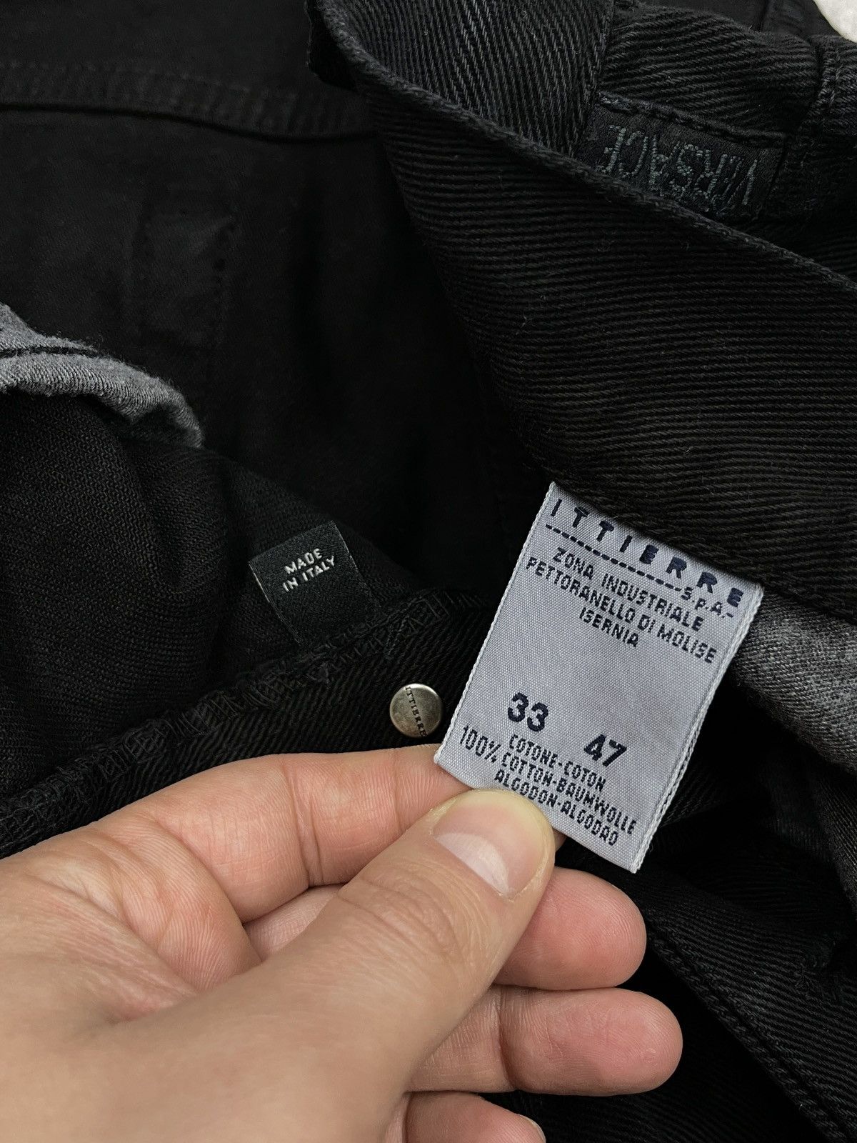 Versace Jeans Couture Vintage Versace Jeans Couture Denim Black Made in Italy m Size US 32 / EU 48 - 15 Thumbnail