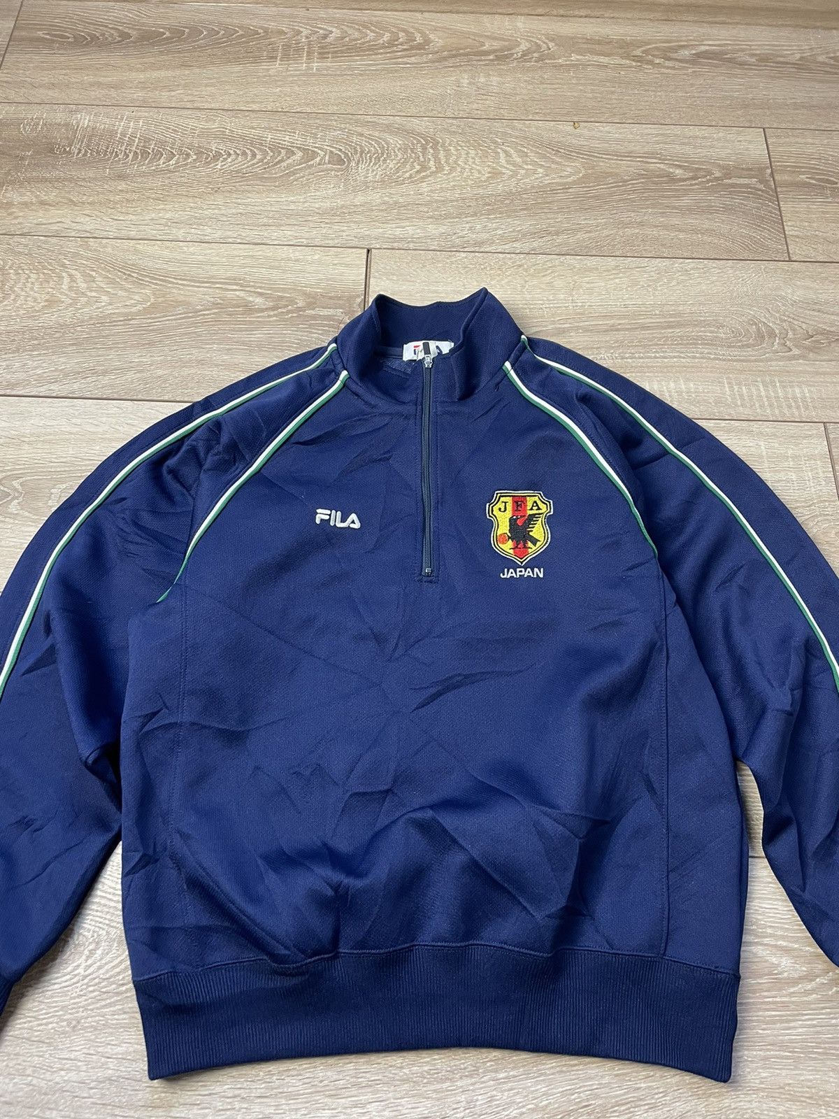 Fila Japan Fila National Team Jacket World Cup Japan 90s M Size US M / EU 48-50 / 2 - 2 Thumbnail